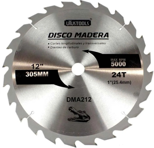 Disco Sierra Circular Madera 12x24 D Dma212 Uyustools