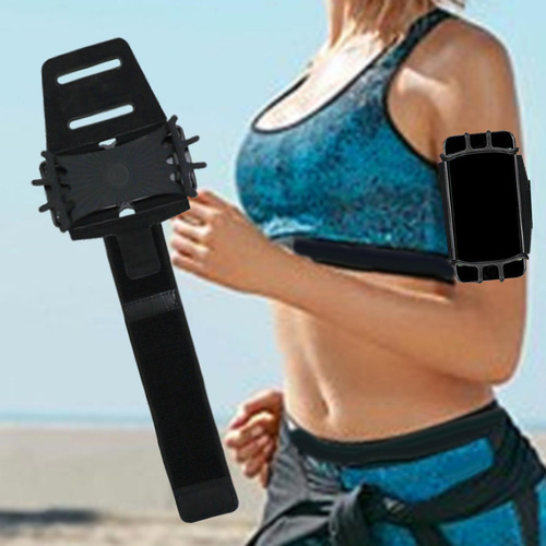 Phone Armband Workout Soporte De Teléfono Negro 35x12cm