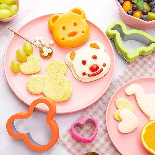 Molde Cortador Sándwich T 32 Piezas For Niños Con Forma