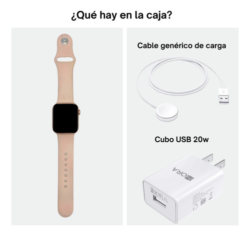 Apple Watch Se 1ra Gen - 44mm Gps + Lte - Grado B Coral Claro Deportivo Rosa Claro (Reacondicionado)