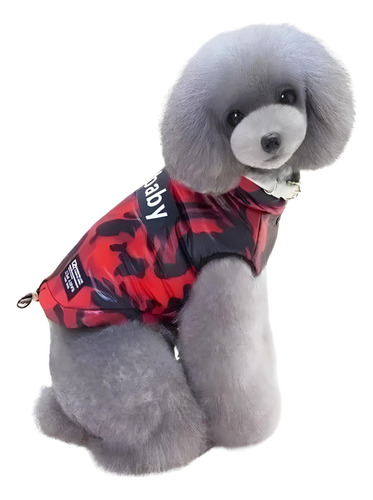 Chaleco Para Perros Camuflado Talle L Abrigo Para Mascotas Con Interior De Polar Ropa Para Perros Con Diseño Militar 