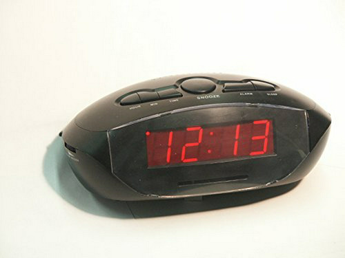 Reloj Despertador - Radio Reloj Led Am-fm Con Entrada Auxili