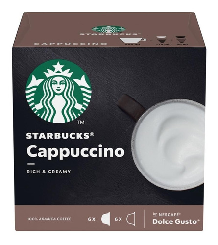 Cápsulas Cappuccino Starbucks Dolce Gusto