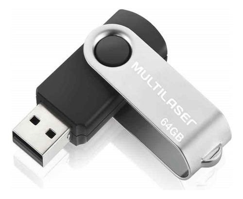 Pen Drive 2.0 Armazenamento 64gb Musica, Fotos, Vídeos  