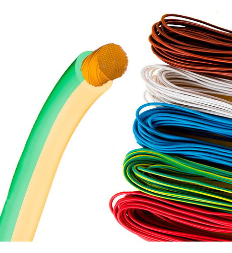 Cable Unipolar 2,5 Mm Flexible Varios Colores X 10 Metros