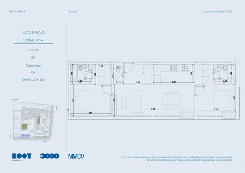 Departamento De 3 Ambientes En Venta En Chacarita