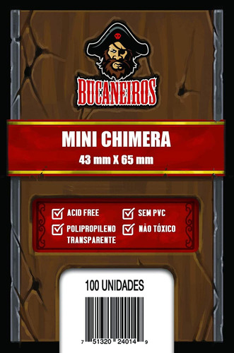 Sleeve - Mini Chimera (43 X 65mm) - Bucaneiros