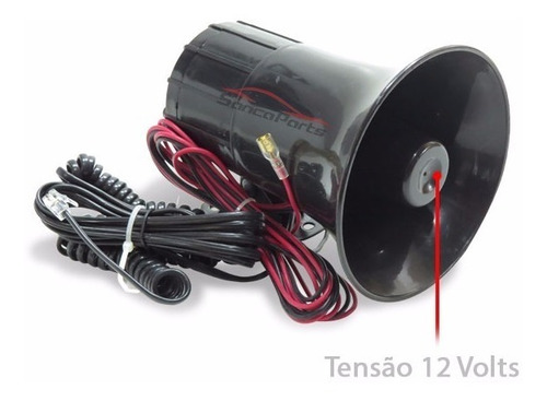 Imagem 3 de 4 de Sirene Automotiva 7 Tons Policia Bombeiro Resgate Universal