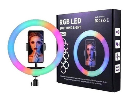 Aro Luz Led Rgb De Colores Mj16 6 Pulgadas