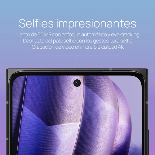 Smartphone Hmd Skyline | Dual Sim | Android 14 | Batería De 2 Días | Pantalla 6.55 Poled 144hz Con Hdr10 | 12gb Ram + 256gb | Cámara Triple 108 Mp | Cámara Frontal 50 Mp | Versión Internacional | Col