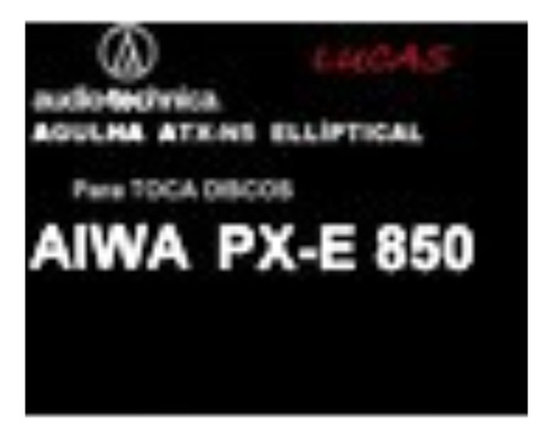 Agulha Elíptica! Para Td Aiwa Px-e 850 Audio-technica Atx-n5
