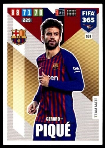 Carta Adrenalyn Xl Fifa 365 2020 / Gerard Piqué