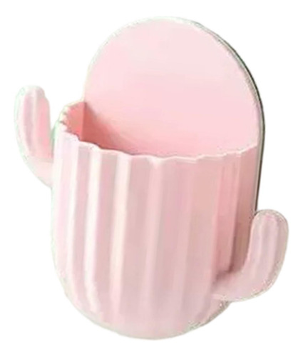 Caja De Almacenamiento De Pared, Organizador De Brochas Rosa