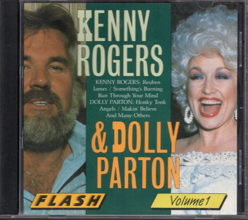 Kenny Rogers & Dolly Parton Volume 1 Cd 12 Tracks Importado 