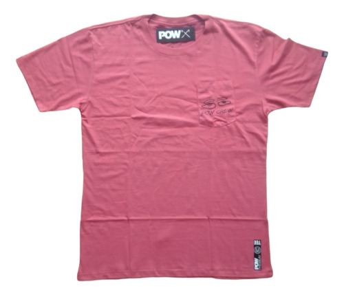 Franelas Pow Bolsillo Camisa No Te Me Enrrolles Coral