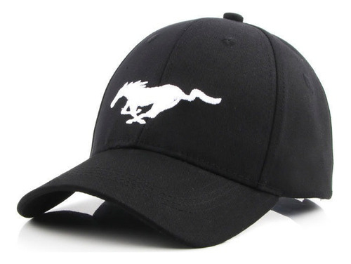 Gorra De Béisbol Bordada Ford Mustang Con Protector Solar