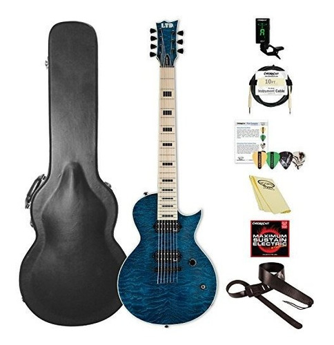Kits De Guitarra Eléctric Esp Lzhec7bqmblkaqs-kit-2 Zach Hou