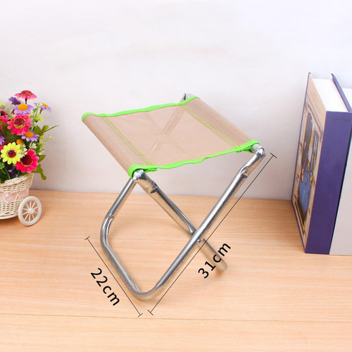 Taburete Plegable Portátil Reclinable, Reposapiés,