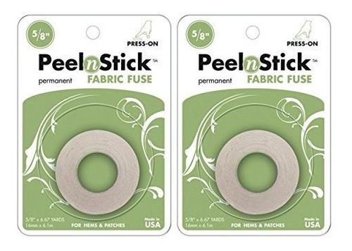 3346 Peel'n Stick Fabric Fusible Tape-5-8 X20 Pies (paquete 