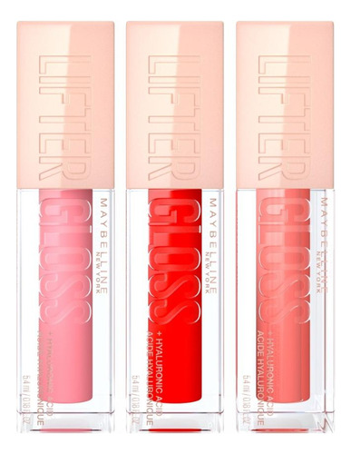 Pack Maybelline Lifter: Gummy Bear + Sweetheart + Peach Ring