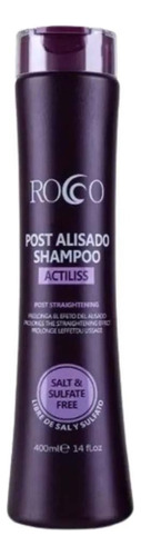 Rocco Shampoo Post Alisado Libre De Sal Y Sulfatos 400 Ml