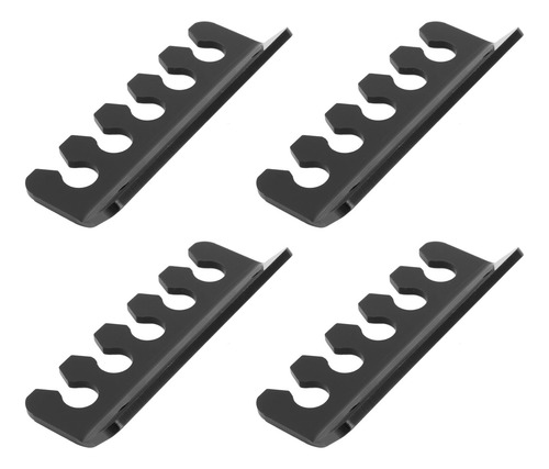 Soporte Para Cables, 4 Unidades, Cable De 5 Ranuras De Acríl
