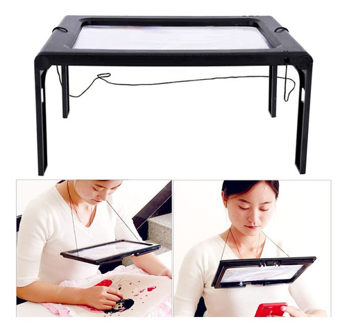 Yi Lupa Plegable De 2,5 Luces Led Con Soporte, Tamaño Grande