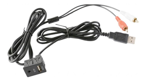 Cable De Extensión Usb / Auxiliar De Sonido Para Automóvil