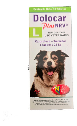 Suplemento Dolocar Plus Nrv L, 10 Tabletas