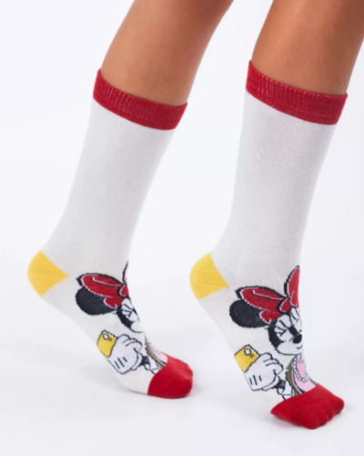 Pack X 3 Medias Minnie Mickey Ciudadela 1210-1211 Surtido Talle 2 2 (25-30)