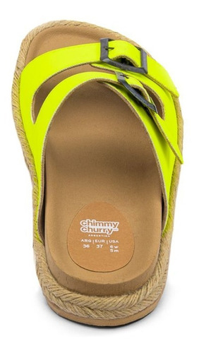 Imagen 3 de 10 de Sandalia Confort Viking Amarillo Fluo Chimmy Churry