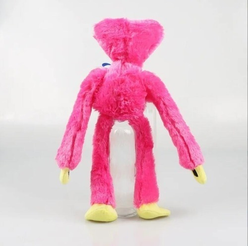 Pelúcia Miss Kis Huggy Wuggy Rosa 40cm - Monstrinha Bordada
