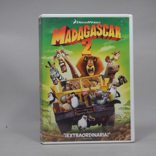 Dvd Madagascar 2 Dreamworks Ll3