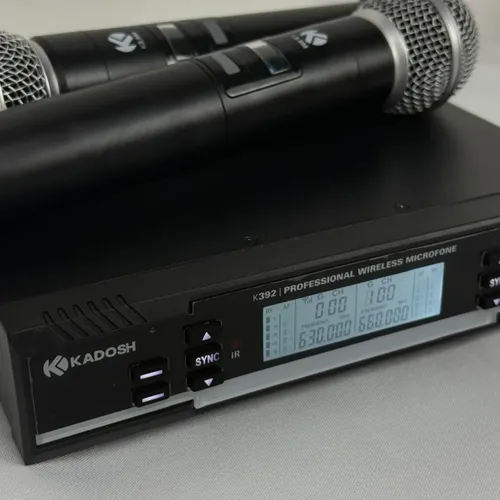 Microfone Sem Fio Duplo Kadosh K392 Profissional Modelo 2026