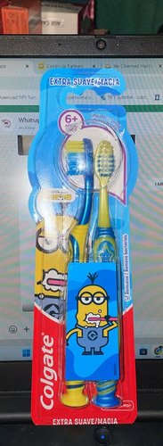 Colgate Cepillo Dental Minions Extra Suave Pack 2 Unidades