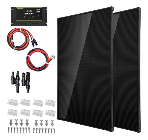 Kit De Panel Solar De 340 (2 X 170 W), Sistema Monocristalin