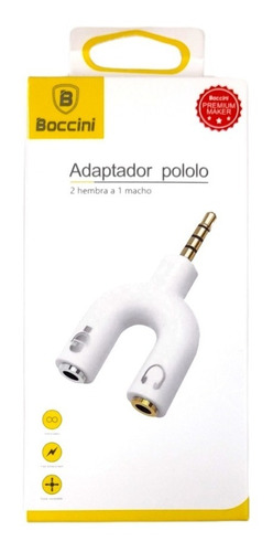 Convertidor Adaptador Micrófono Audio Jack Pololo Boccini