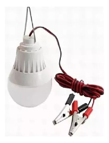 Luz Lampara Led Emergencia 12v 3w Con Pinza Camping 