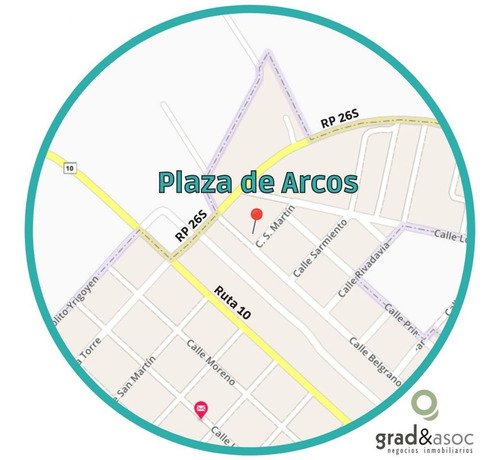 Imagen 7 de 7 de Lote De 2050 Mts2- Belgrano Y San Martin- Andino