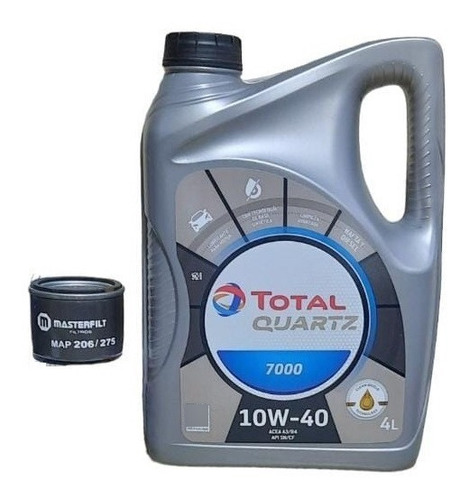 Filtro Masterfilt Aceite Total 7000 Nissan X-trail I 4x4