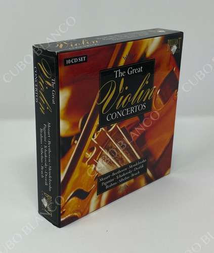 Mozart Beethoven - The Great Violin Concertos 10 Cds Box Set