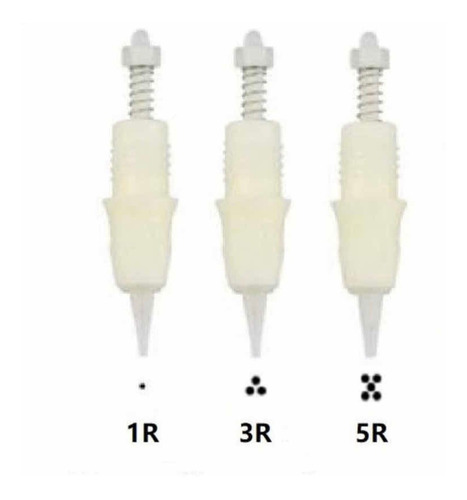 10 Cartuchos Dermografo Charmant 2 De 9mm 1r, 3r O 5r