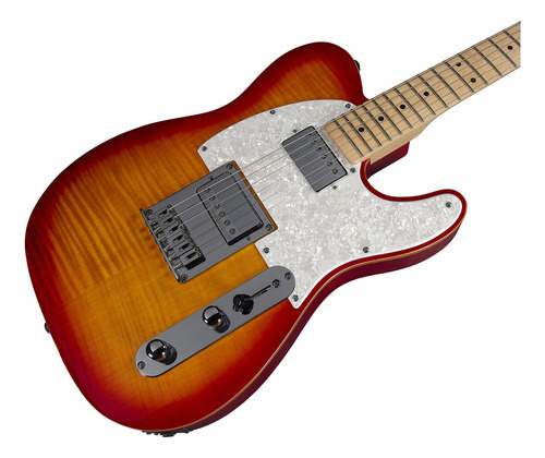 Guitarra elétrica de 53 db com estojo MK53HCsmro W-case Michae Color Cherry Sunburst Maple Fingerboard Material Orientação à mão direita