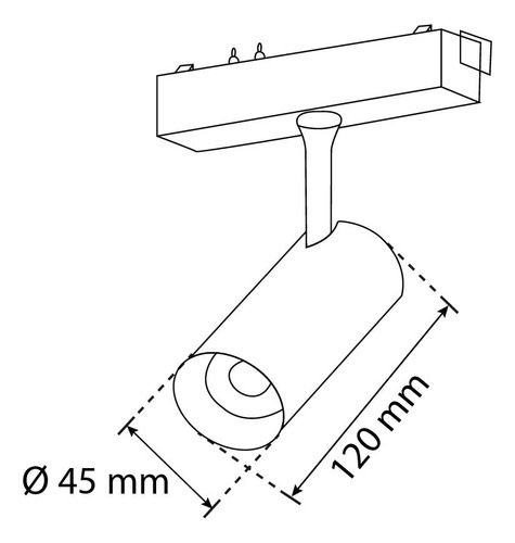 Luminario Hs-ion Spot Light Adj. Blanco D55 10w 3000k, 550lm
