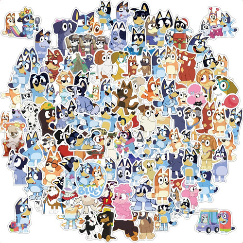 100 Calcomanias Anime A Escoger Bluey Bingo Stickers Anime
