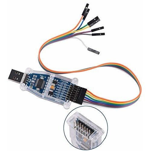 Conector Adaptador Usb Rs232 A Ttl Uart 5v 3v3 3.3v 1v8 1.8v