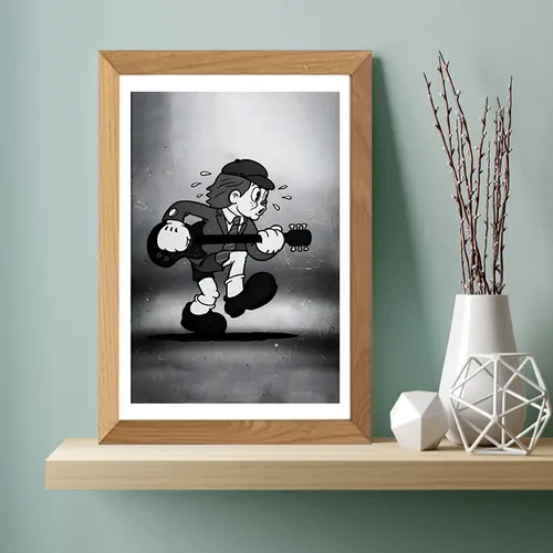 Cuadro Dibujos Animados - Angus Young Disney - Db0029