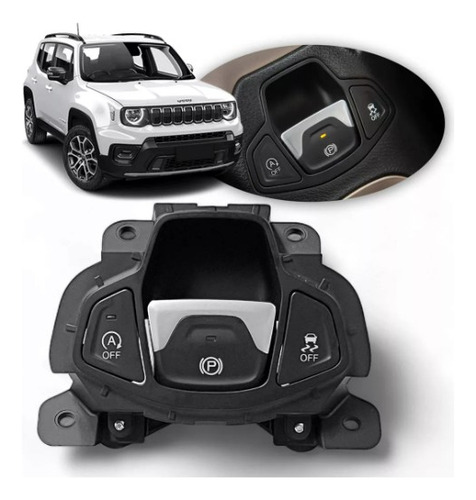 Botão Freio Mão Elétrico Jeep Renegade 18/24 - 0735636560