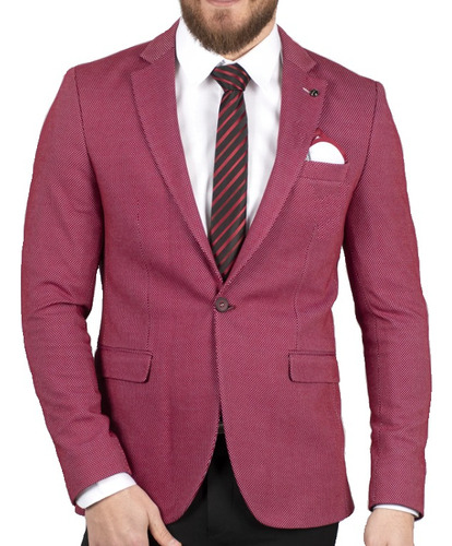 Blazer Rojo Hombre