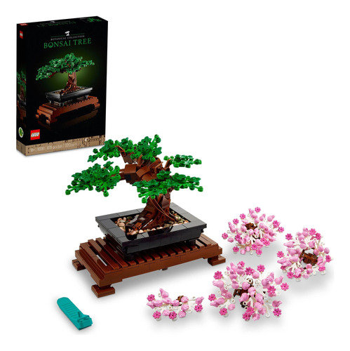 Árbol Bonsái Lego 10281 Flor De Cerezo Planta De Bricolaje